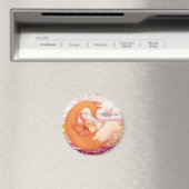 Cute Foxes Magnet (Insitu (Vaatwasser))