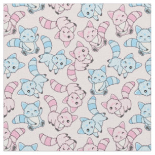 Cute Foxes Stof
