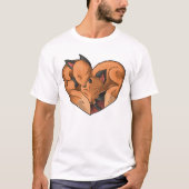 Cute Foxes T-shirt (Voorkant)