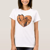 Cute Foxes T-Shirt (Voorkant)