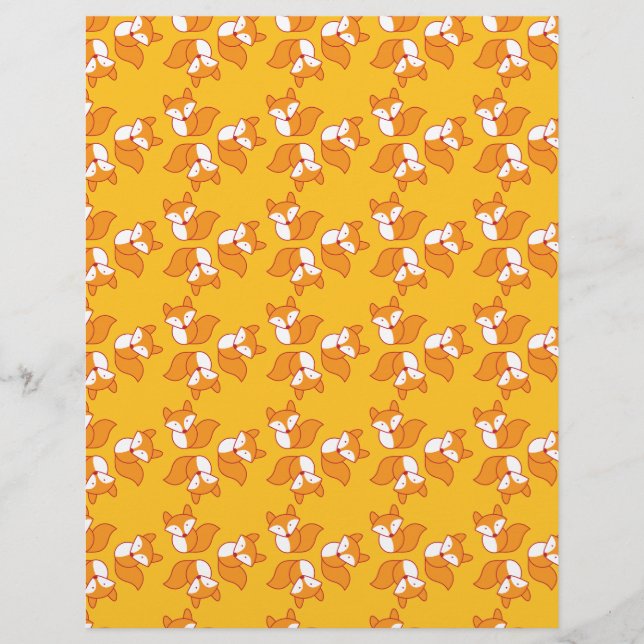Cute foxy-patroon (Voorkant)