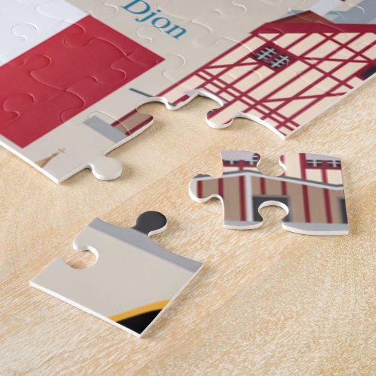 Cute France Icons Legpuzzel (Zijkant)