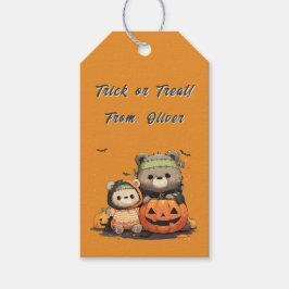 Cute Frankenstein Bear Halloween Spooky Season Cadeaulabel