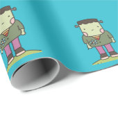 Cute Frankenstein Cadeaupapier (Rol Hoek)