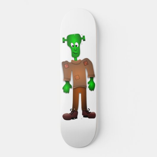Cute Frankenstein Design Skateboard (Voorkant)