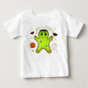 Cute Frankenstein-gingerbreadman Halloween T-shirt
