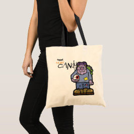 Cute Frankenstein Halloween Trick or treat Tote Bag
