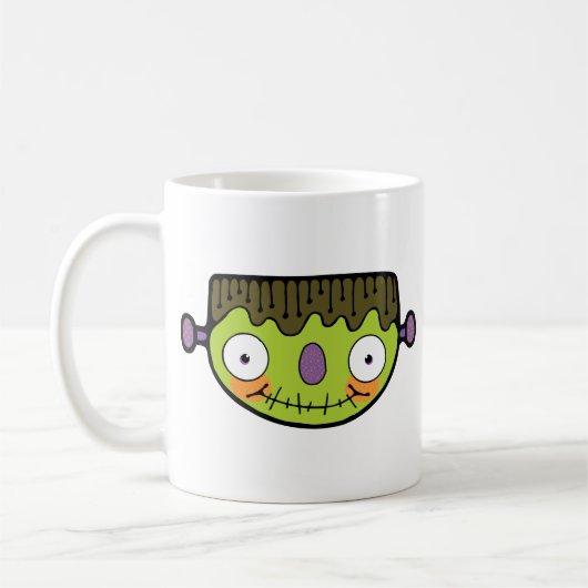 Cute Frankenstein Koffiemok (Links)