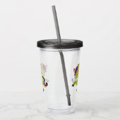 Cute Frankenstein Unicorn Halloween Acryl Drinkbeker (Links)