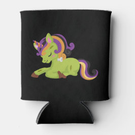 Cute Frankenstein Unicorn Halloween Blikjeskoeler