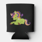 Cute Frankenstein Unicorn Halloween Blikjeskoeler (Achterkant)