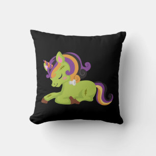 Cute Frankenstein Unicorn Halloween Kussen