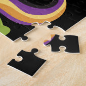 Cute Frankenstein Unicorn Halloween Legpuzzel (Zijkant)