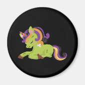 Cute Frankenstein Unicorn Halloween Magnet (Voorkant)