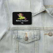 Cute Frankenstein Unicorn Halloween Naamplaatje (In situ)