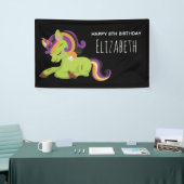 Cute Frankenstein Unicorn Halloween Party Spandoek (Beurs)