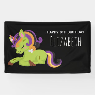 Cute Frankenstein Unicorn Halloween Party Spandoek