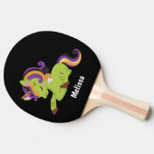 Cute Frankenstein Unicorn Halloween Tafeltennisbatje (Zijkant)