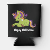 Cute Frankenstein Unicorn Happy Halloween Blikjeskoeler (Voorkant)