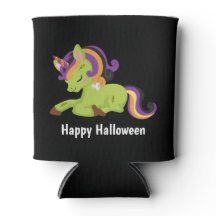 Cute Frankenstein Unicorn Happy Halloween