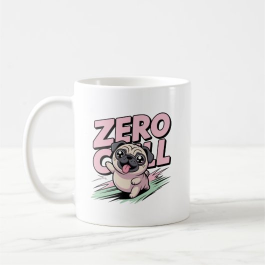 Cute Franse Bulldog Zero Cool Mok (Links)