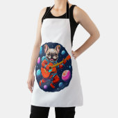 Cute French Bulldog Astronaut Playing Guitar – Fun Schort (Insitu)