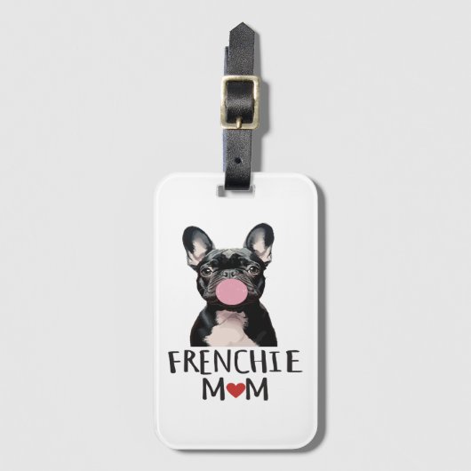 Cute French bulldog Bagagelabel (Voorkant (verticaal))