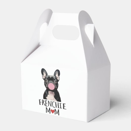 Cute French bulldog Bedankdoosjes (Voorkant Zijde)