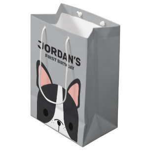 Cute French Bulldog Birthday Medium Cadeauzakje