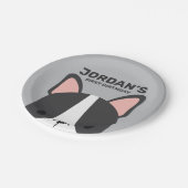 Cute French Bulldog Birthday Papieren Bordje (Gekanteld)