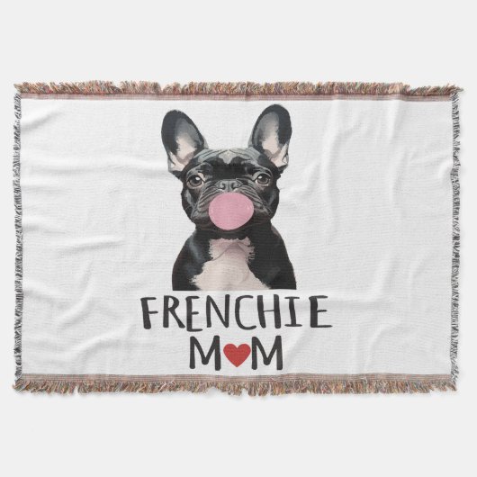 Cute French bulldog Deken (Voorkant)