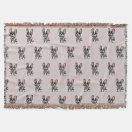 Cute French Bulldog Deken