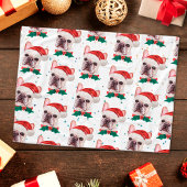 Cute French Bulldog Dog Kerstmis Pattern Fleece Deken