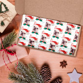 Cute French Bulldog Dog Kerstmis Pattern Tissuepapier