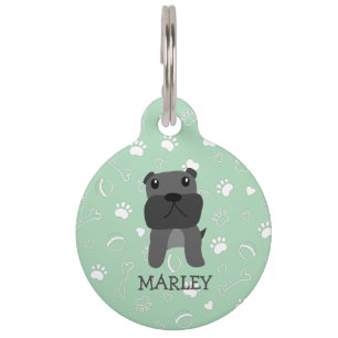 Cute French Bulldog Dog  naam Pet ID T Huisdierpenning