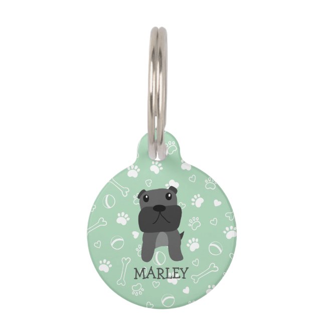 Cute French Bulldog Dog  Name Huisdierpenning (Voorkant)