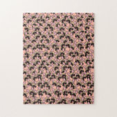 Cute French Bulldog Dog Pattern Extreme Probleem Legpuzzel (Verticaal)