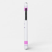 Cute French Bulldog Face Pink Blue Dogaholic Case-Mate iPhone Case (Achterkant/links)