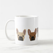 Cute French Bulldog Faces Koffiemok (Links)