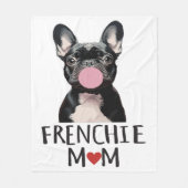 Cute French bulldog Fleece Deken (Voorkant)