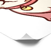 Cute French Bulldog Foto Afdruk (Hoek)