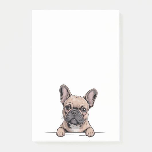 Cute French Bulldog Frenchie Post-it® Notes (Voorkant)