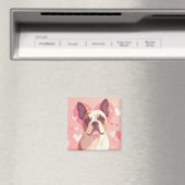 Cute French Bulldog Love Magnet (Insitu (Vaatwasser))
