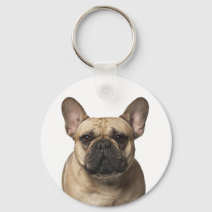 Cute French Bulldog Ma Frenchie Dad Puppy Dog Sleutelhanger