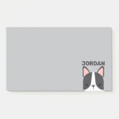 Cute French Bulldog met Persoonlijke naam Post-it® Notes (Voorkant)