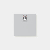 Cute French Bulldog met Persoonlijke naam Post-it® Notes (Voorkant)