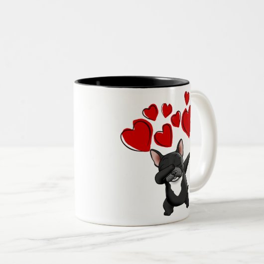 Cute French Bulldog Mok (Voorkant rechts)