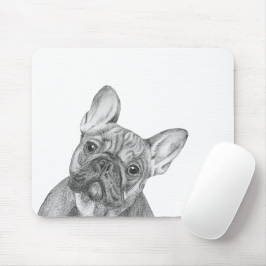 Cute French Bulldog mousemat Muismat (Met muis)