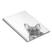 Cute French Bulldog notebook Notitieboek (Rechterzijde)