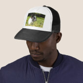 Cute French bulldog op gras Trucker Pet (In situ)